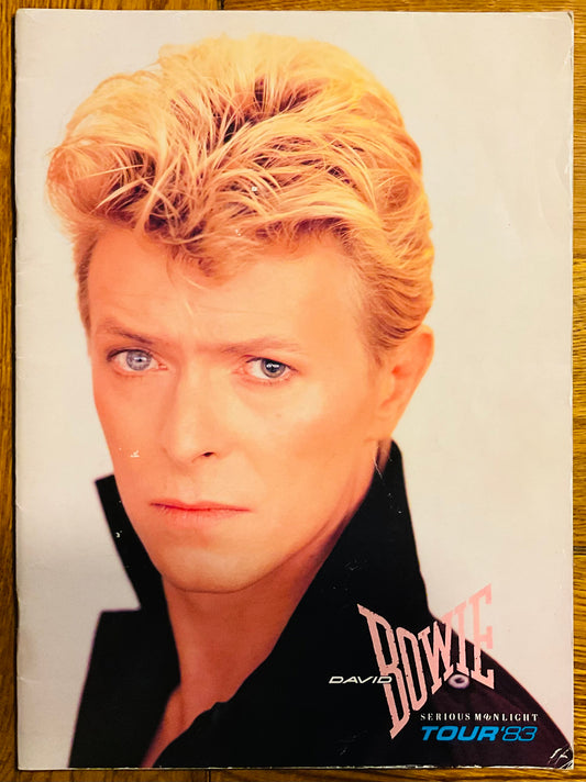 David Bowie Original Concert Programme Serious Moonlight Tour 1983
