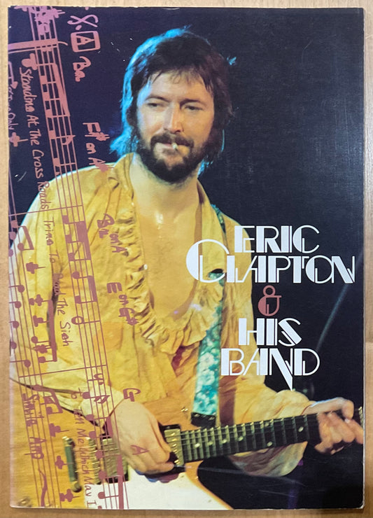 Eric Clapton Original Concert Programme Japan Tour 1977