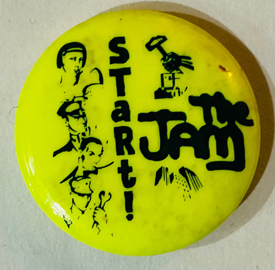 Jam Start! Original Promo Metal Button Pin Badge 1970/80s