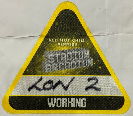 Red Hot Chili Peppers Original Used Backstage Pass Ticket Earls Court London 15th Jul 2006