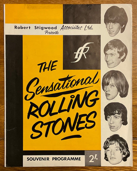 Rolling Stones Original Concert Programme U.K. Tour 1964