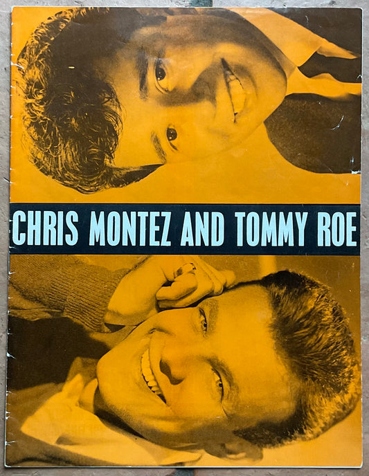 Beatles Chris Montez Tommy Roe Original Concert Programme Second Tour Mar 1963