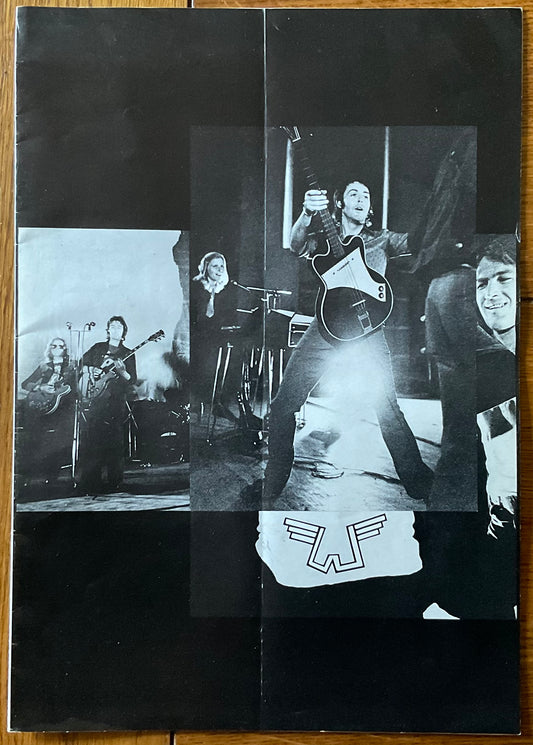 Beatles Paul McCartney Wings Original Concert Programme European Tour 1972