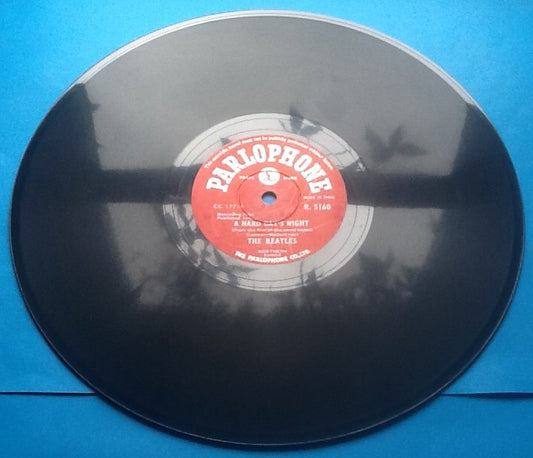 Beatles A Hard Day's Night - Things We Said Today 2 Track NMint 10" 78rpm Vinyl Single India