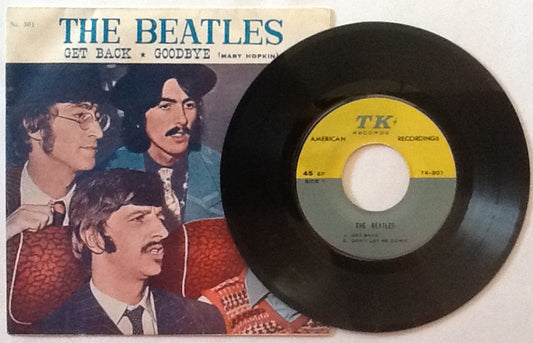 Beatles Mary Hopkin Get Back Goodbye 4 Track NMint 7" E.P. Thailand 1969