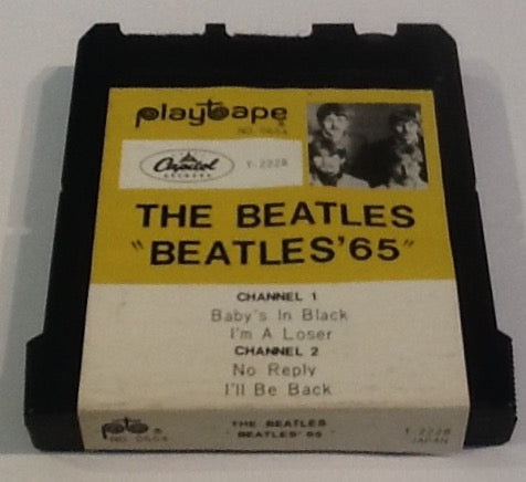 Beatles Beatles '65 Original 2 Track 4 Song Cartridge Playtape Capitol 1967