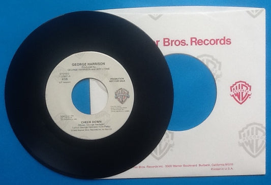 George Harrison Cheer Down 2 Track 7" NMint Promo USA 1989