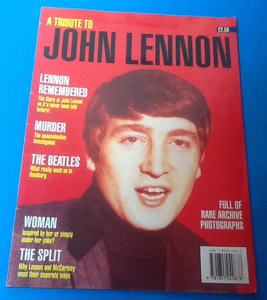 Beatles Lennon Tribute Magazine 1980