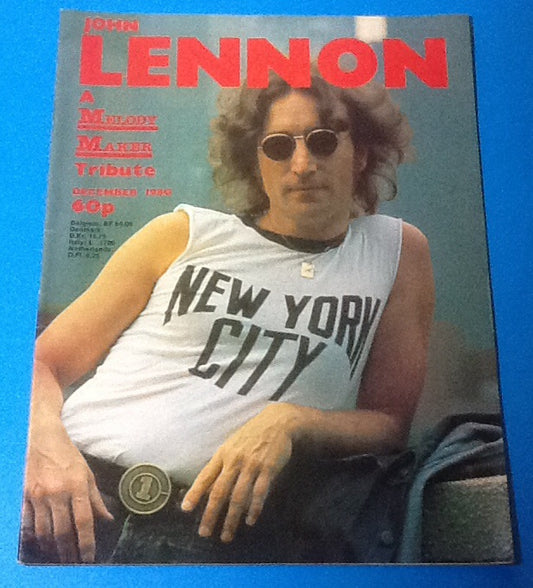 Beatles Lennon Melody Maker Magazine 1980