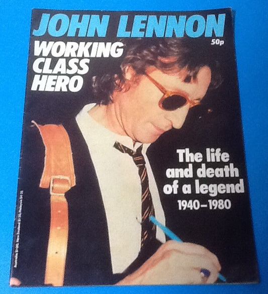 Beatles Lennon Tribute Magazine Working Class Hero 1980