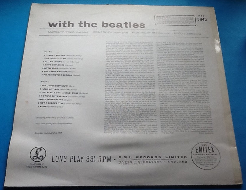 Beatles With The Beatles 14 Track NMint Factory Sample Promo Demo Vinyl Album LP UK 1976