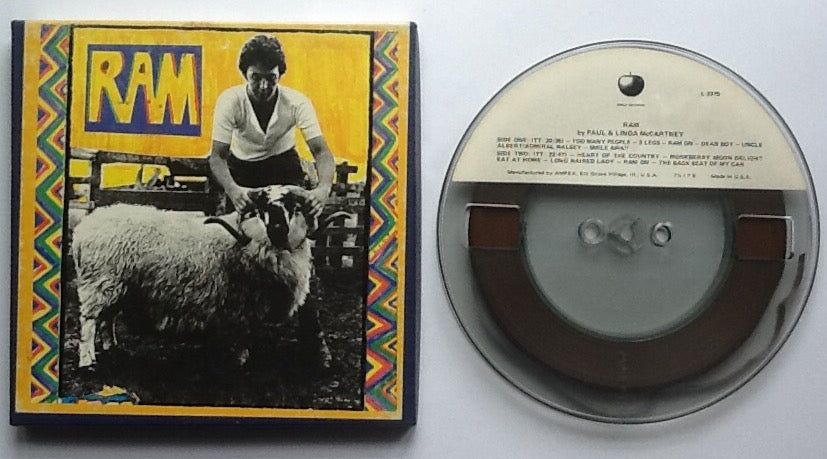 Beatles Paul McCartney Ram Reel To Reel Tape 7 1-2 IPS Stereo USA 1971 –  Fincharie's Music Shack