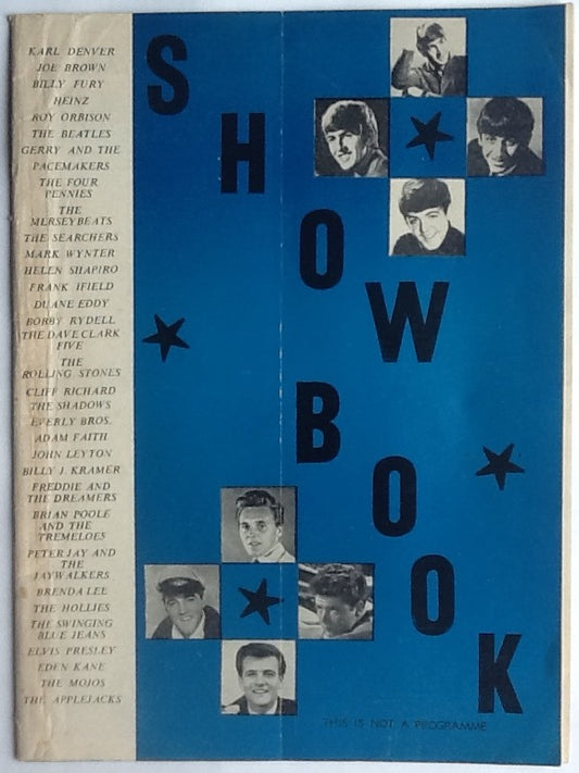 Beatles Rolling Stones Show Book Souvenir Programme 1960s