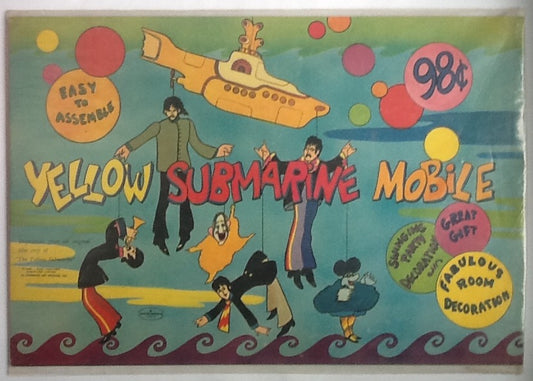 Beatles Original Yellow Submarine Mobile Sunshine Art Studios 1968