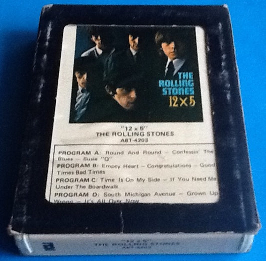 Rolling Stones 12 x 5 Boxed Stereo 8 Track Cartridge Album USA 1972