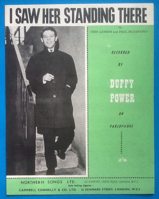 Duffy Power I Saw Her Standing There Sheet Music 1963