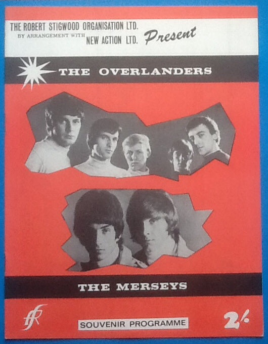 Overlanders Merseys Programme Great Yarmouth 1966