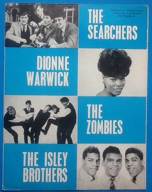 Searchers Dionne Warwick Zombies UK Tour Programme 1964
