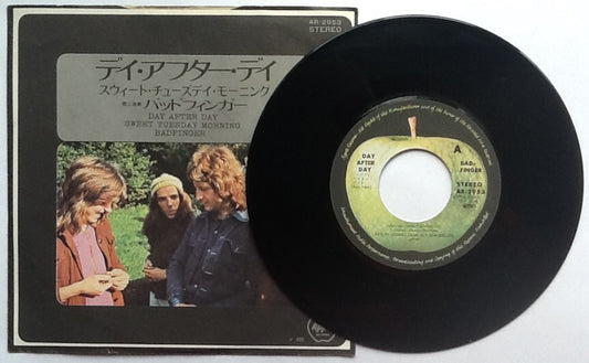 Badfinger Day After Day 2 Track NMint 7" Stereo Vinyl Apple Single Japan 1973