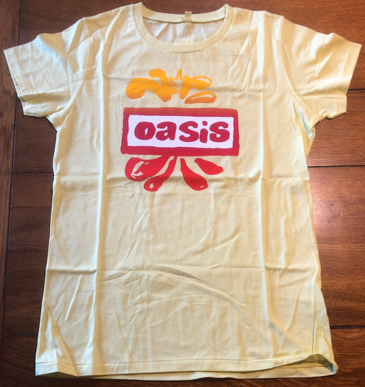 Oasis Original Unused New Dig Out Your Soul Promo Tour Ladies T Shirt Europe 2009