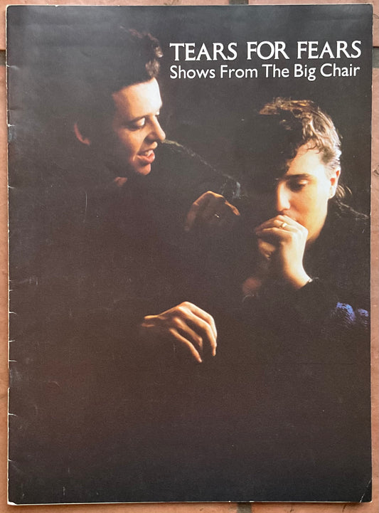 Tears For Fears Original Concert Programme Songs From the Big Chair Tour 1985