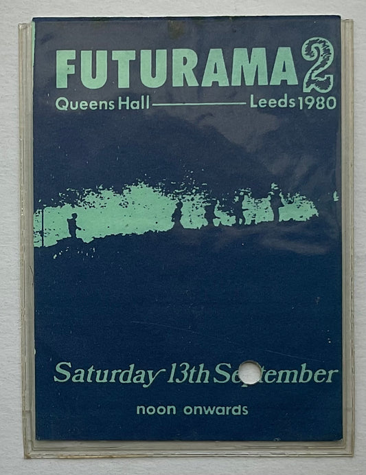 U2 Siouxsie Original Concert Ticket Futurama 2 Queens Hall Leeds 13th Sept 1980