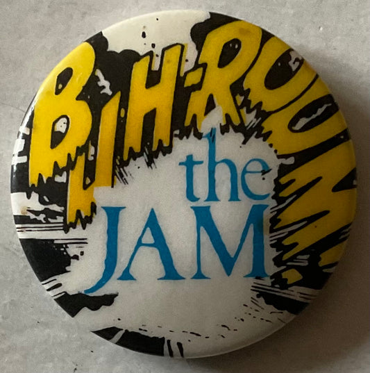 Jam Buh-Room! Original Metal Concert Button Pin Badge 1970/80s