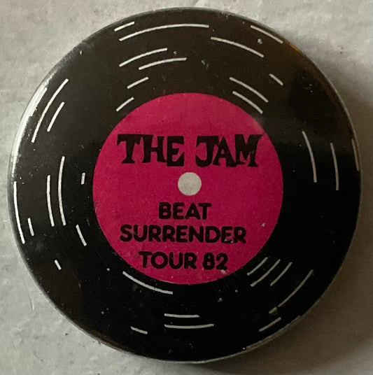 Jam Beat Surrender Tour 82 Original Metal Concert Button Pin Badge 1970/80s