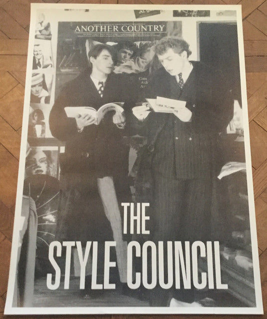 Style Council Our Favourite Shop Original Promo Poster Polydor 1985