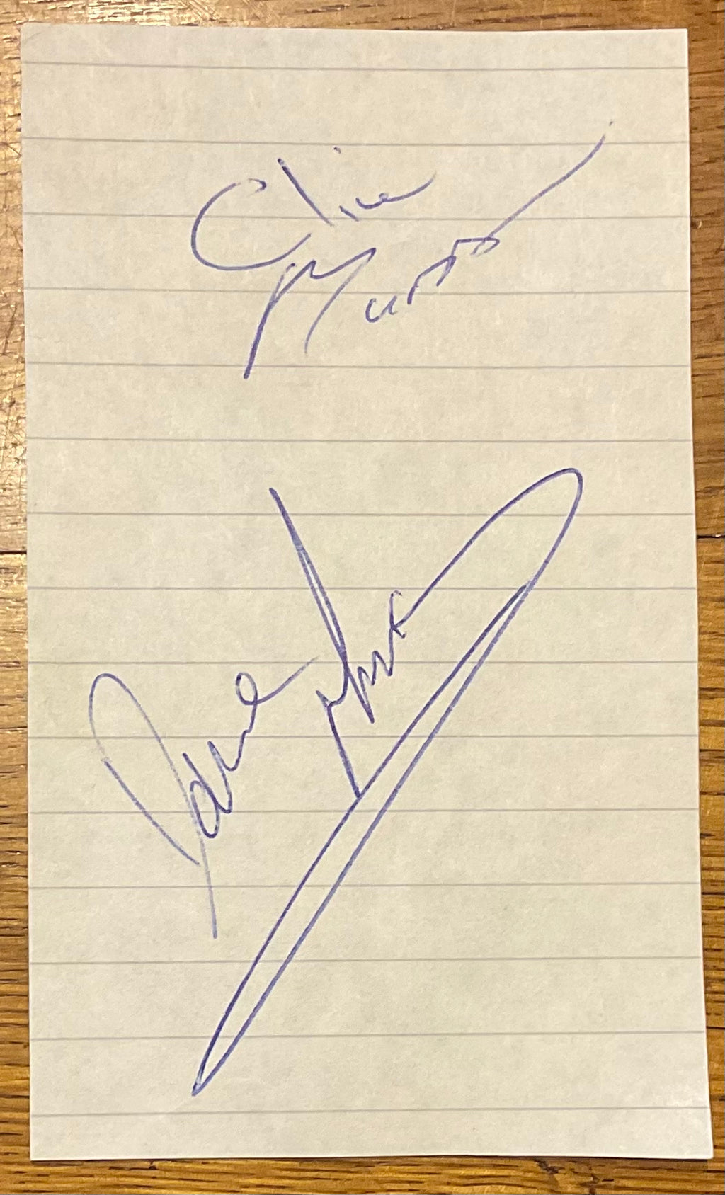 Iron Maiden Genuine Autographed Signed Paper Sheets Early 1980s