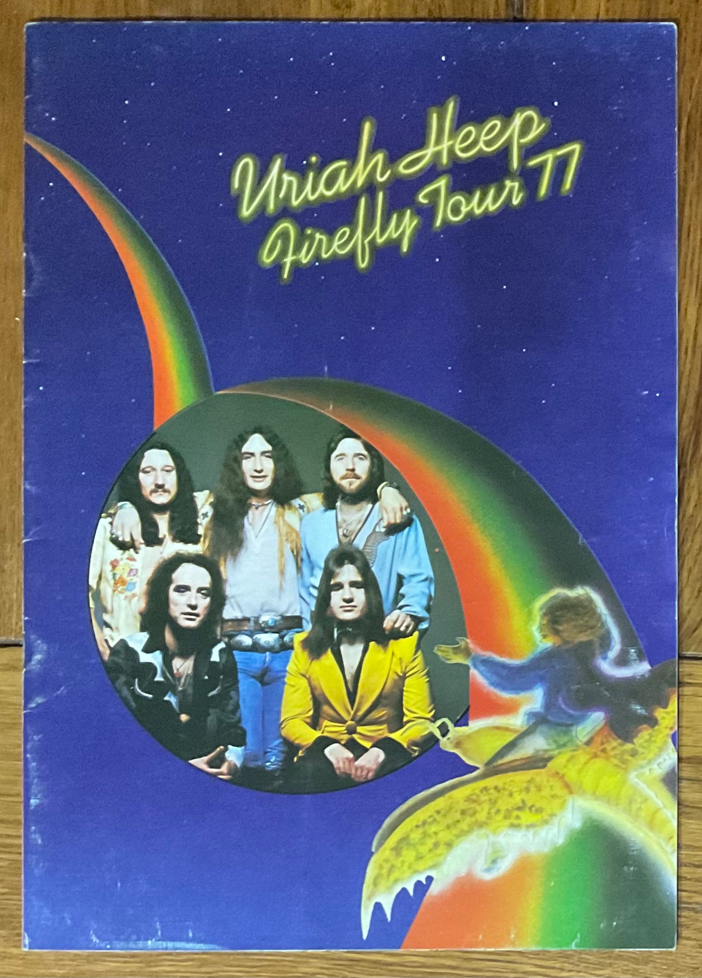 Uriah Heep Original Concert Programme Firefly Tour 1977