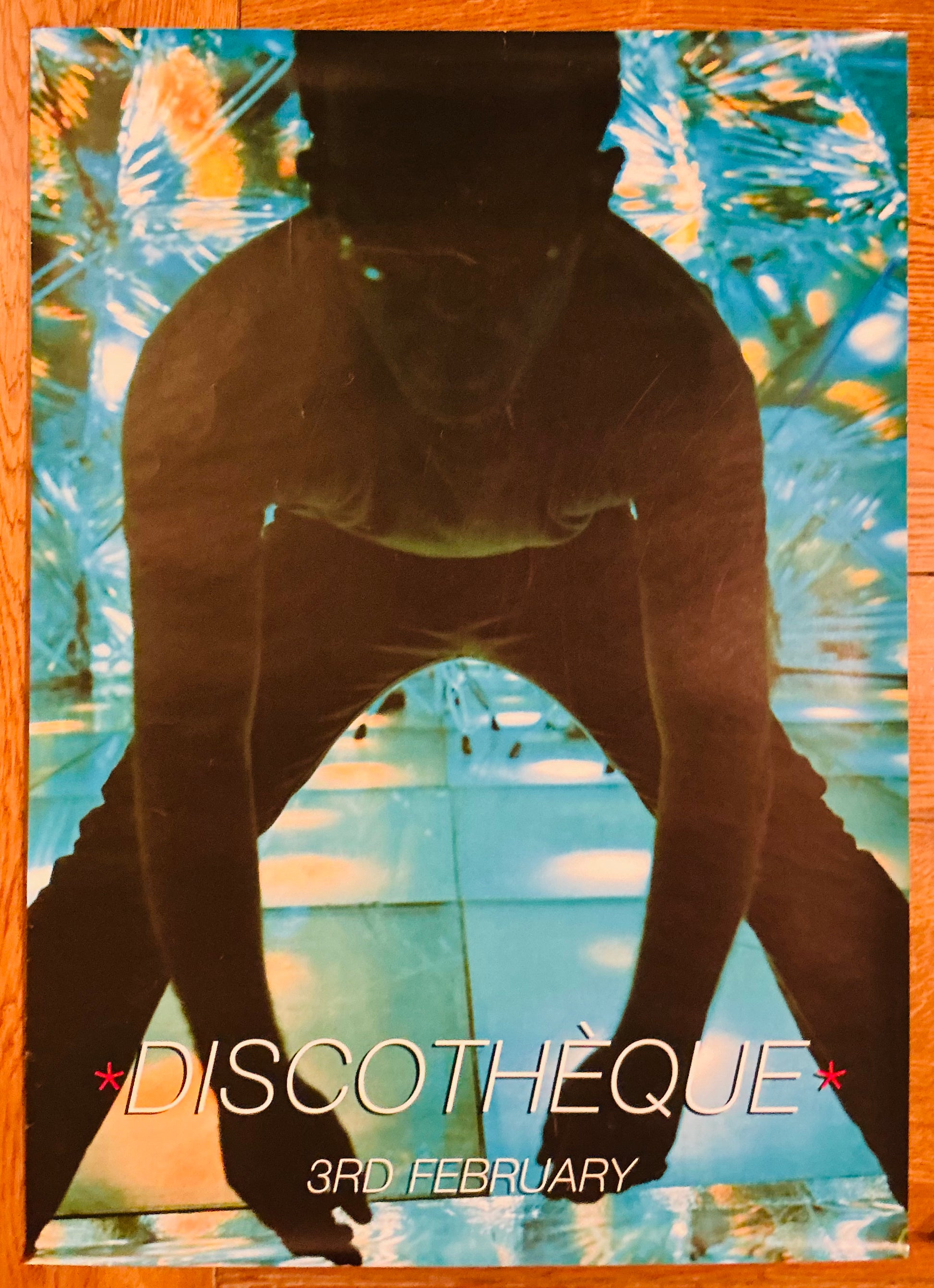 U2 Discothèque Original Promo Poster Island Records 3rd Feb 1997