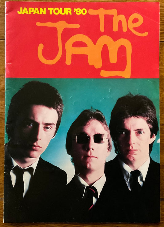 Jam Original Concert Programme Japan Tour Jul 1980