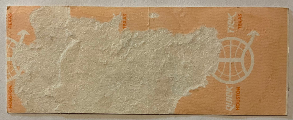 Fleetwood Mac Original Unused Concert Ticket Tarrant County Convention Center Arena 6th Mar 1977