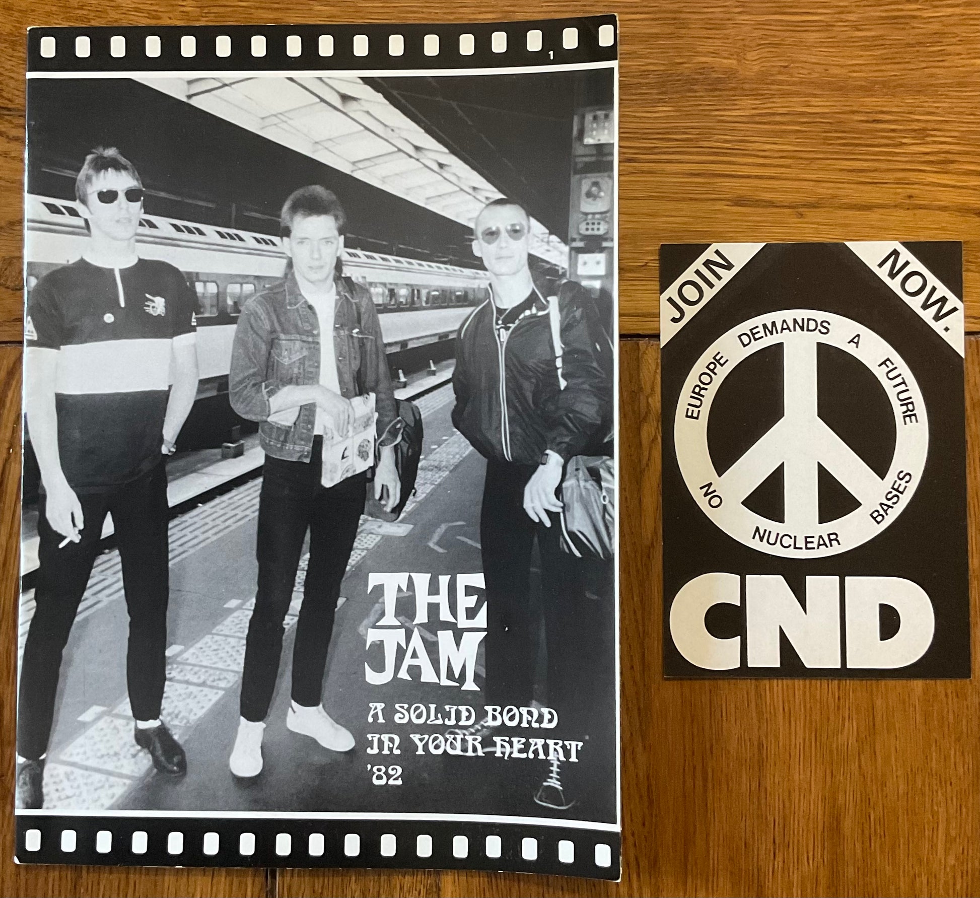 Jam Original Concert Programme with CND Insert A Solid Bond In Your Heart Tour 1982