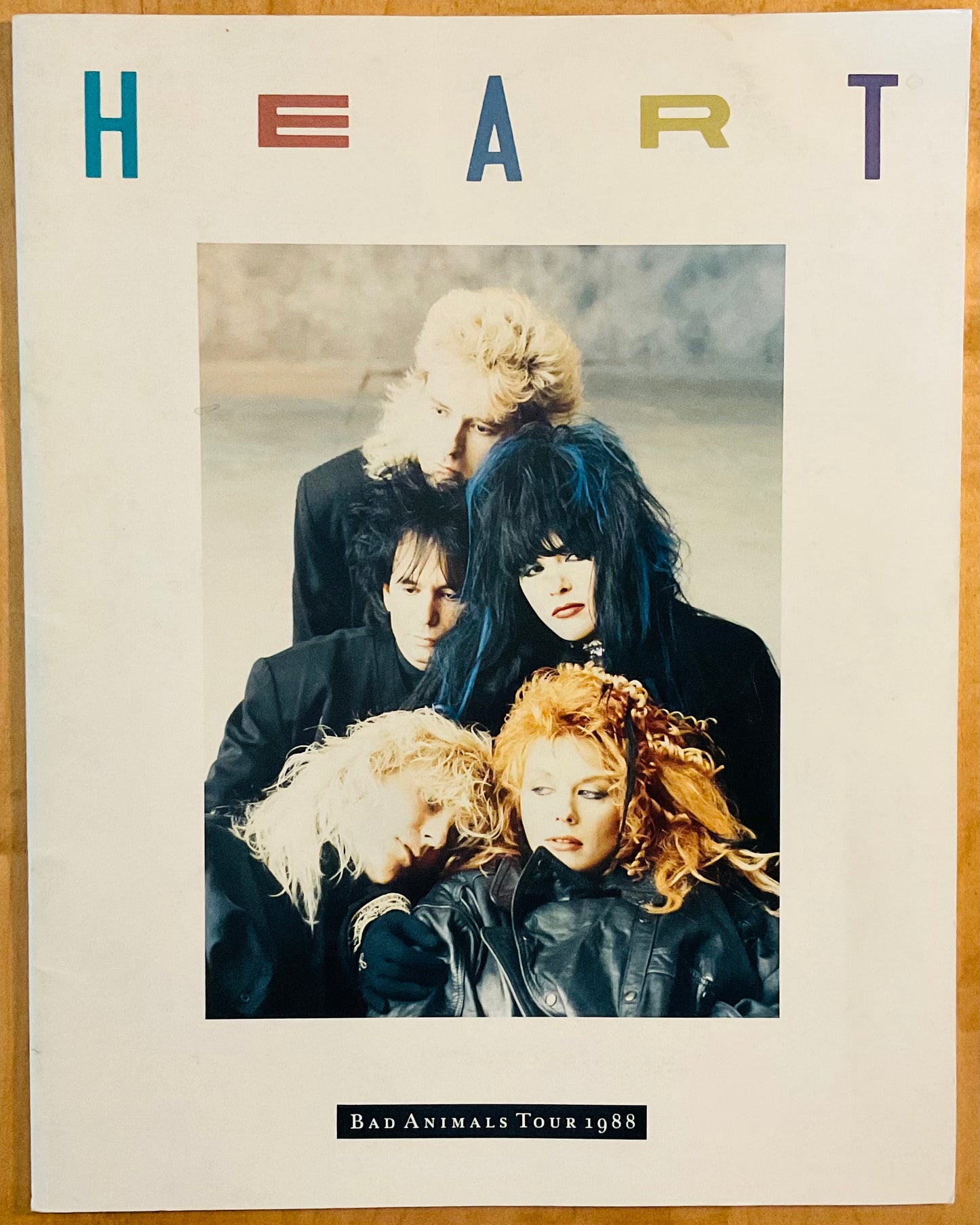 Heart Original Concert Programme Bad Animals Tour 1988