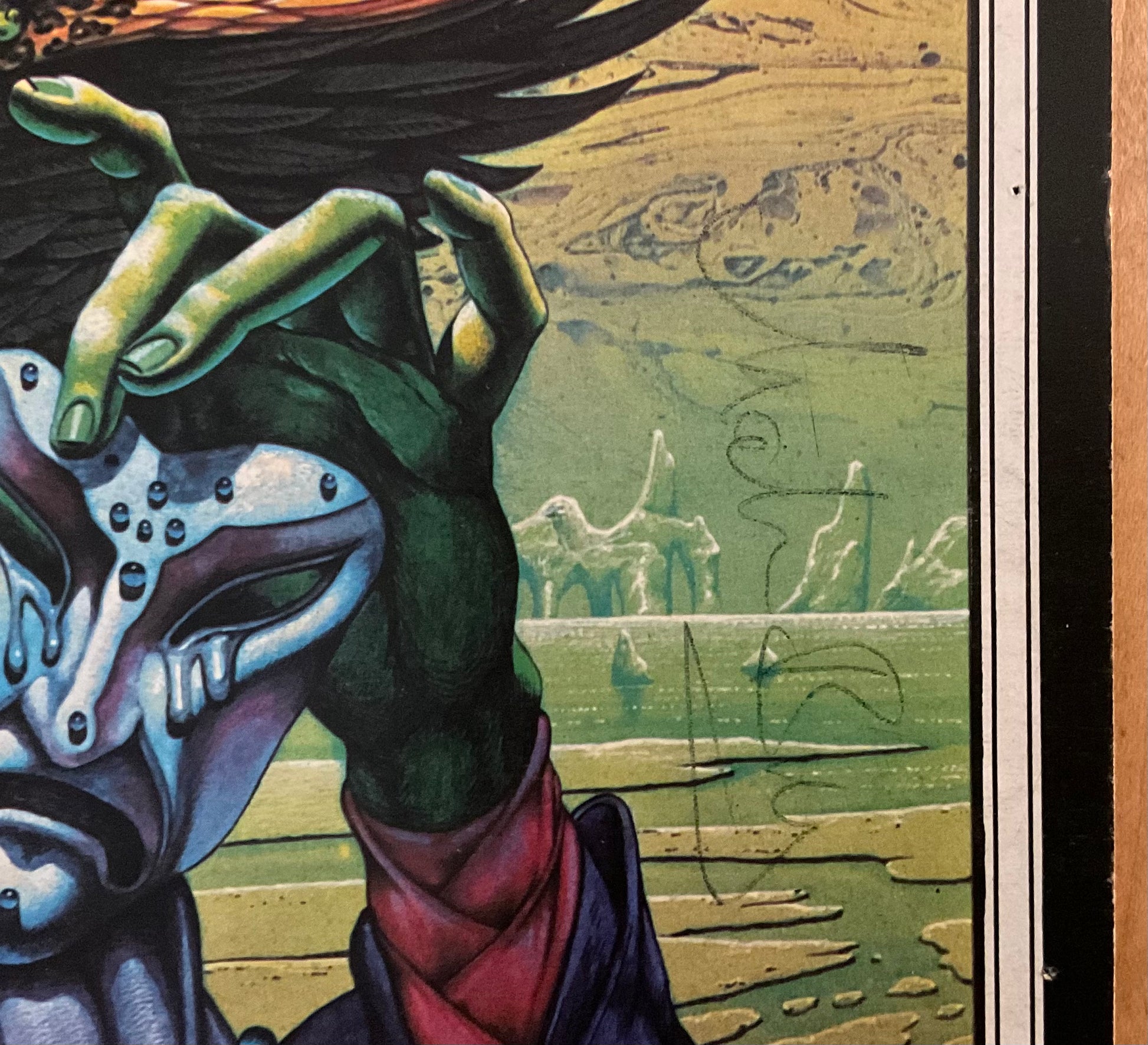 Greenslade Time and Tide Original Fully Signed Autographed Album Cover 1975