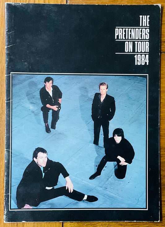 Pretenders Original Concert Programme On Tour 1984