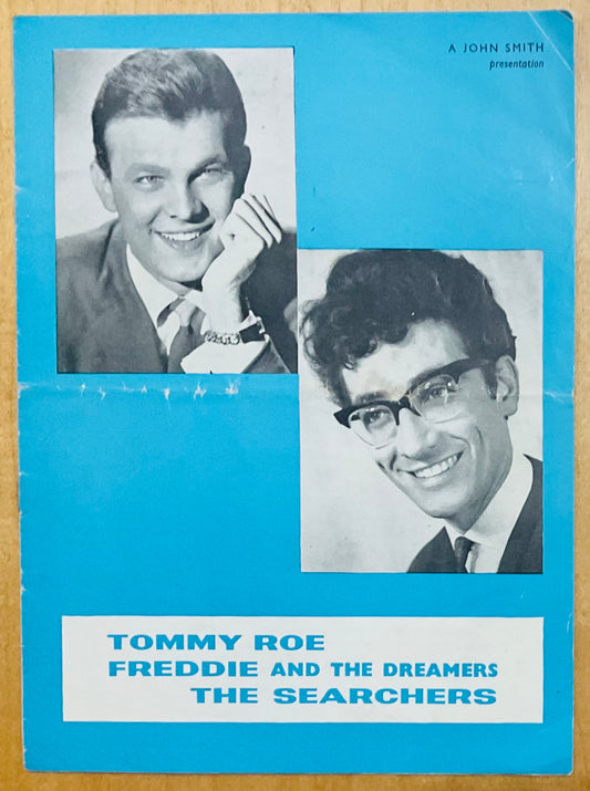 Tommy Roe Freddie & the Dreamers Signed Programme Winter Gardens Bournemouth 13th Oct 1963