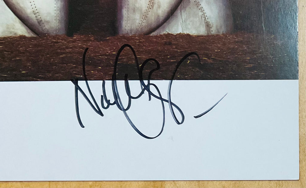 Pink Floyd Nick Mason Division Bell Original Signed Autographed Promo Card EMI Records 1994