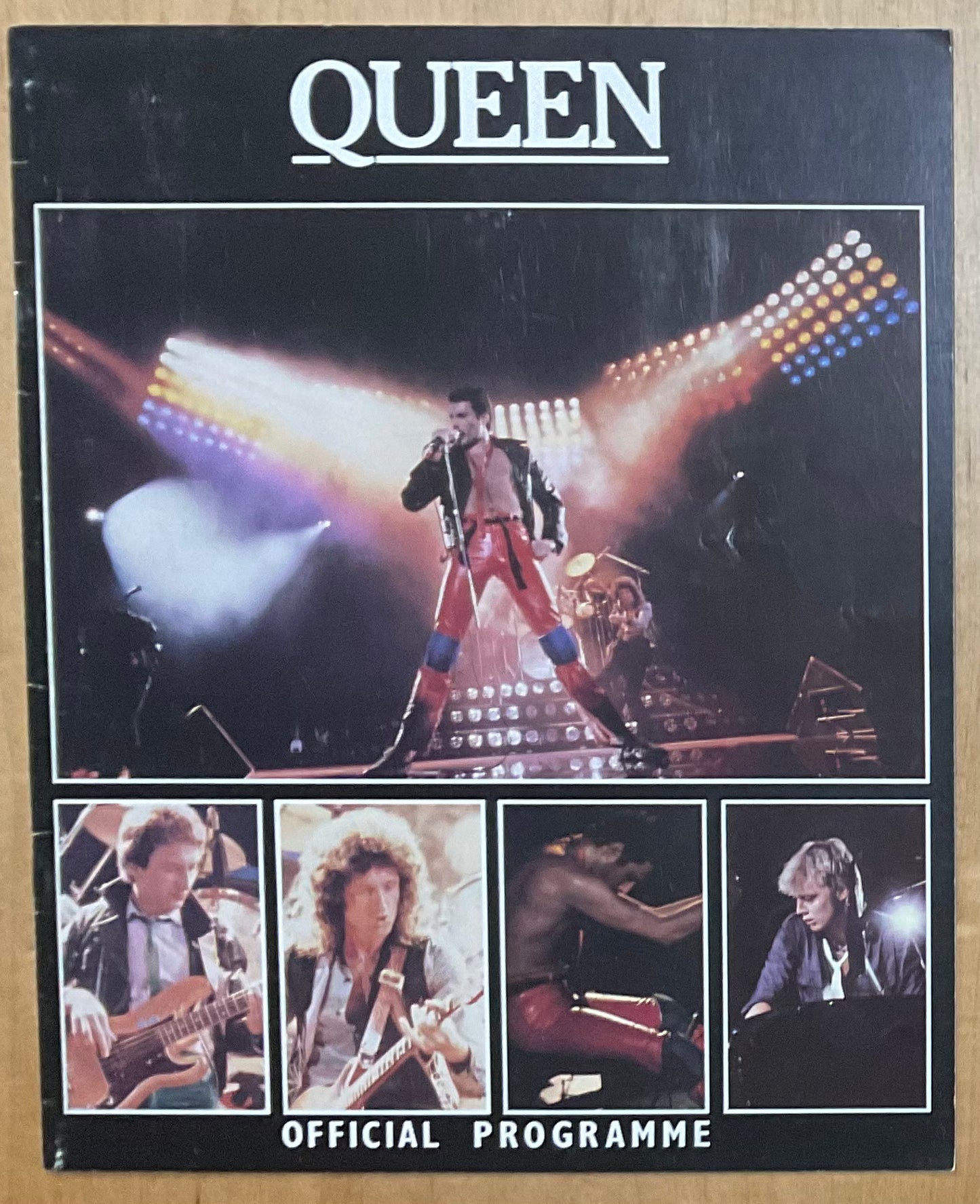 Queen Original Concert Programme European Tour 1980