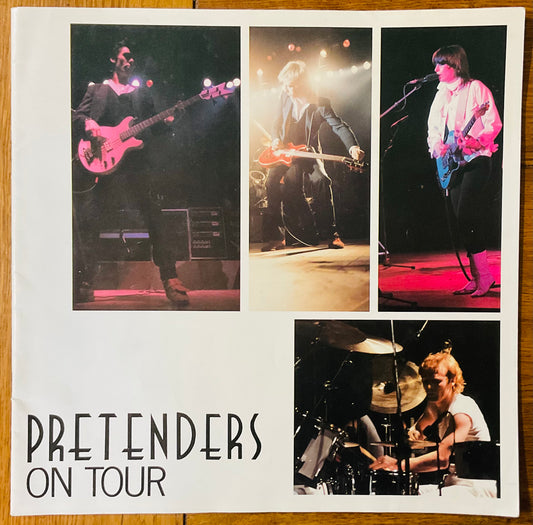 Pretenders Original Concert Programme U.K. Tour 1981