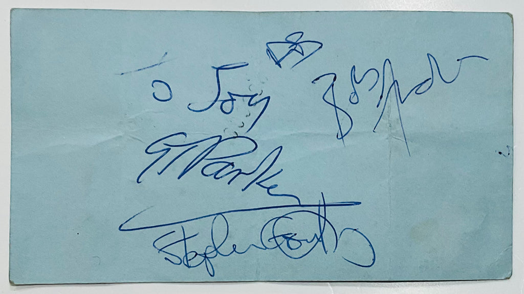 Graham Parker Original Used Signed Concert Ticket Leicester University 26th Apr 1978