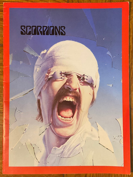 Scorpions Original Concert Tour Programme Blackout Tour 1982