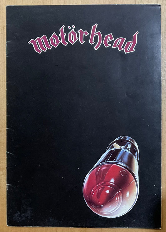 Motorhead Original Concert Programme Bomber Tour 1979