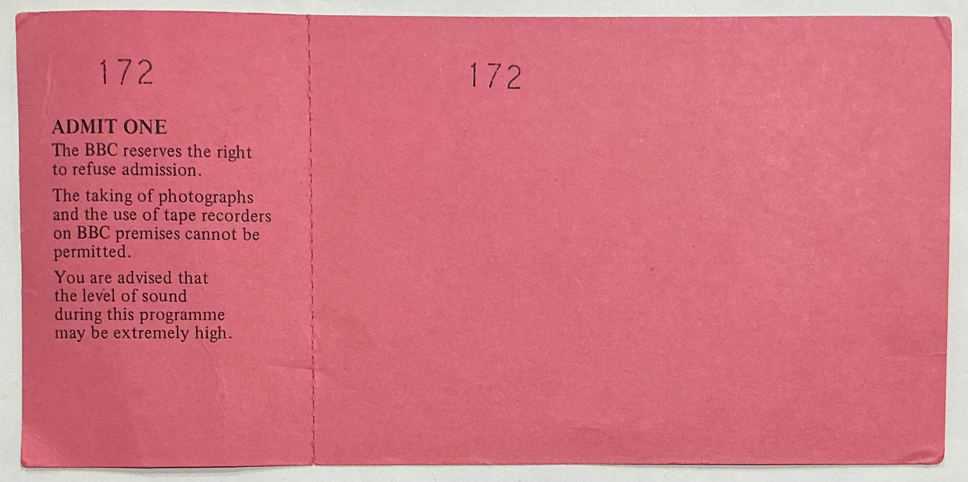 Jam Paul Weller Original Unused Concert Ticket Hippodrome London 19th Dec 1981