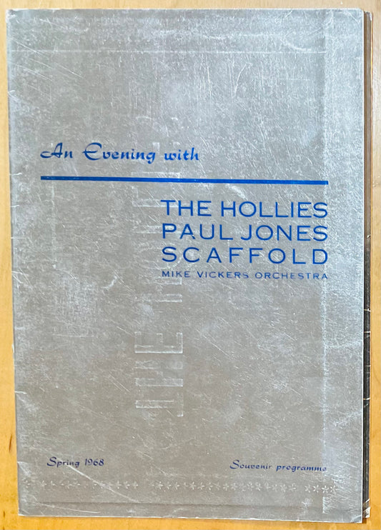 Hollies Paul Jones Scaffold Original Concert Programme UK Tour May 1968