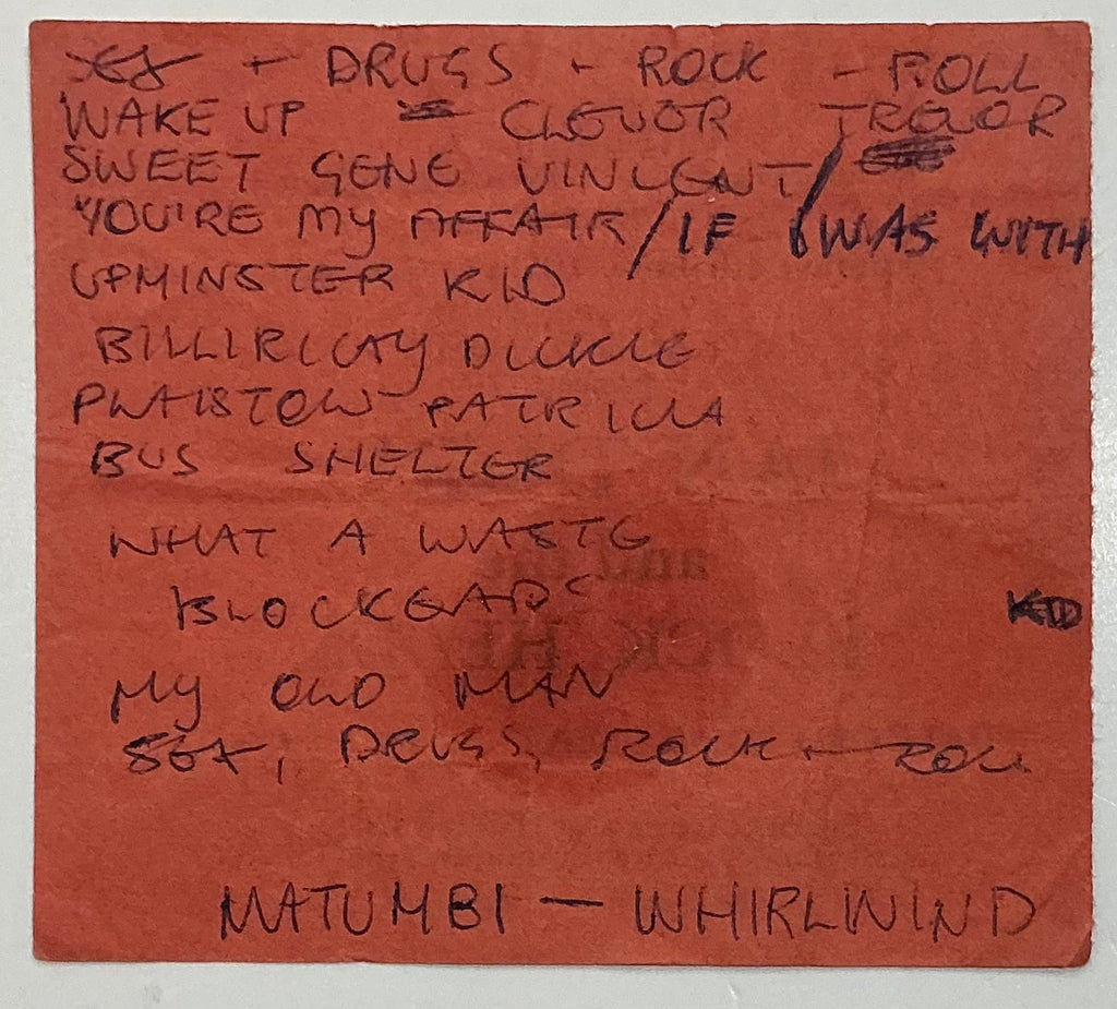 Ian Dury & the Blockheads Original Used Concert Ticket City Hall Newcastle 4th Jun 1978