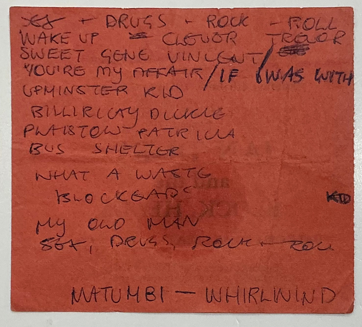 Ian Dury & the Blockheads Original Used Concert Ticket City Hall Newcastle 4th Jun 1978