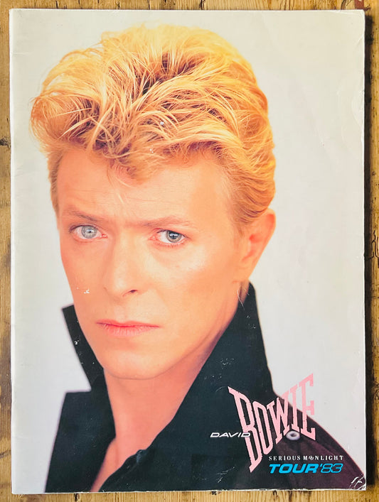 David Bowie Original Concert Programme Serious Moonlight Tour 1983